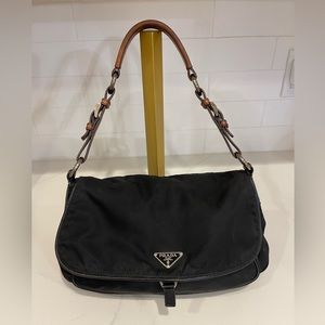 Prada Handbag - re-Nylon and Leather strap
